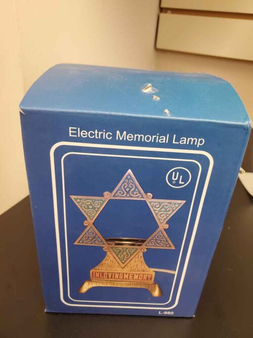 Brass Electric Memorial light