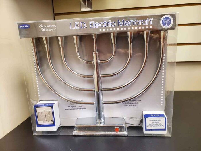 Rite Lite square base LED Electric Menorah