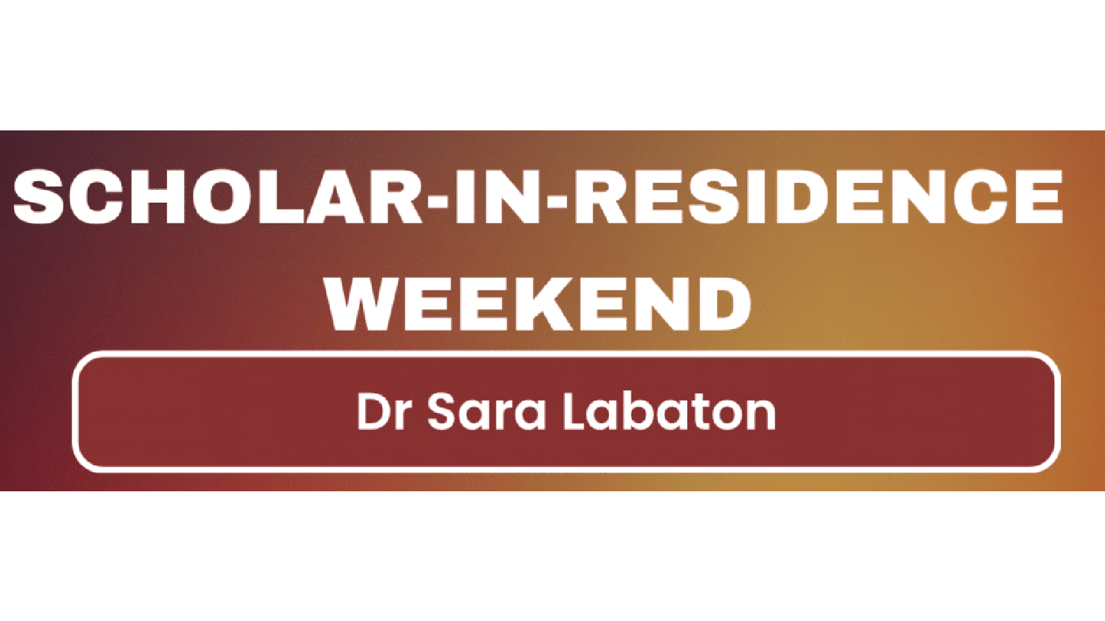 Scholar in Residence